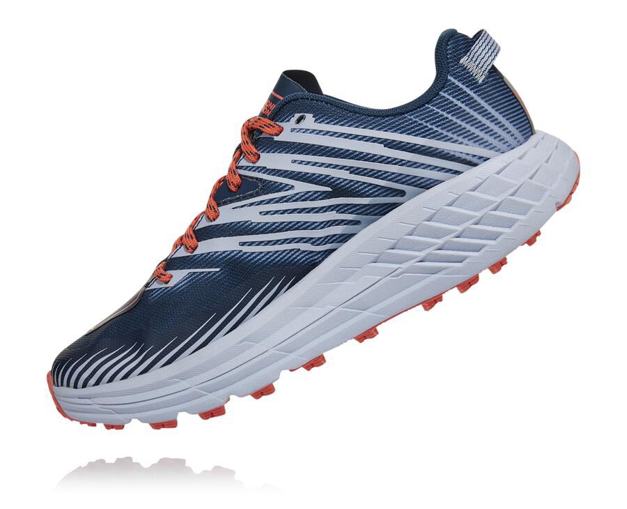 Hoka One One Spor Ayakkabı Kadın Lacivert/Beyaz - Speedgoat 4 - TC9167204